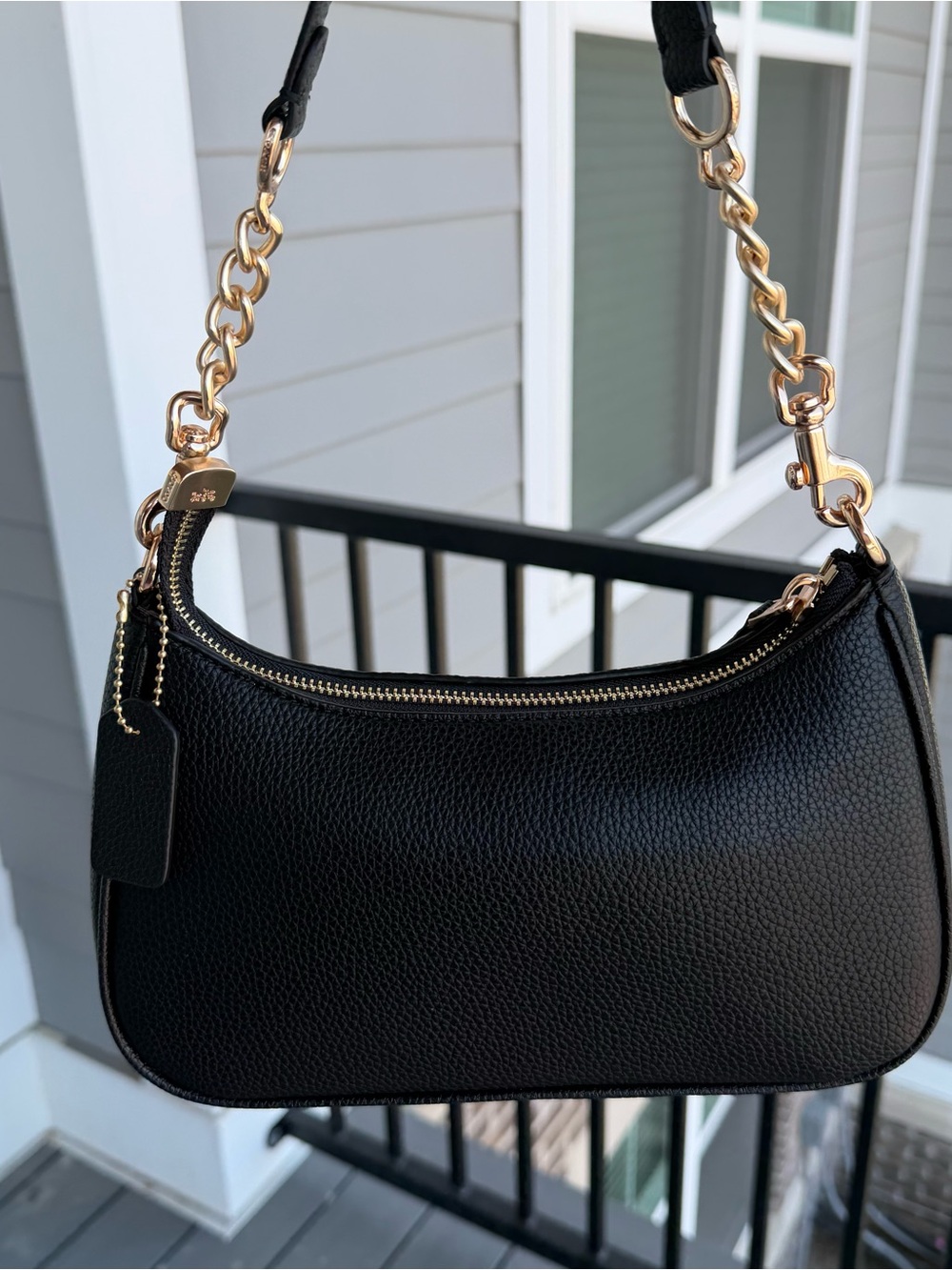 Coach Black Teri shoulder bag - Picture 5 of 8